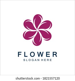 Blumen-Design-Vektorgrafik für Spa, Boutique, Schönheitssalon, Kosmetikerin, Shop, Yoga-Klasse, Hotel und Resort