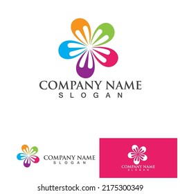 flowers design vector for spa, boutique, beauty salon, cosmetician, shop, yoga class, hotel and resort