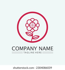 flowers design vector for spa, boutique, beauty salon, cosmetician, shop, yoga class, hotel and resort