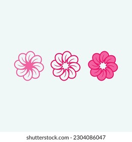 flowers design vector for spa, boutique, beauty salon, cosmetician, shop, yoga class, hotel and resort