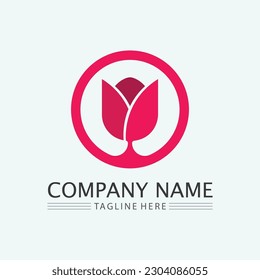 diseño de flores vector para spa, boutique, salón de belleza, cosmético, tienda, clase de yoga, hotel y resort
