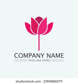 flowers design vector for spa, boutique, beauty salon, cosmetician, shop, yoga class, hotel and resort