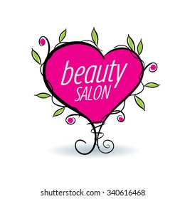 flowers design vector for spa, boutique, beauty salon, cosmetician