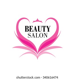 flowers design vector for spa, boutique, beauty salon, cosmetician