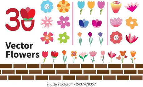 Flowers of different shapes can provide you with different design needs for quick decoration.