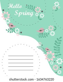 flowers are drawn by vector graphics