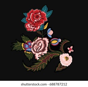 flowers embroidery