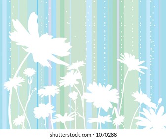 Flowers enjoying a spring rain.