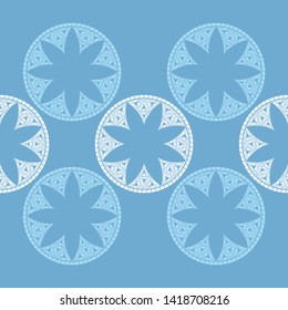 Flowers. Ethnic boho seamless pattern. Lace. Embroidery on fabric. Patchwork texture. Weaving. Traditional ornament. Tribal pattern. Folk motif. Can be used for wallpaper, textile, wrapping, web.