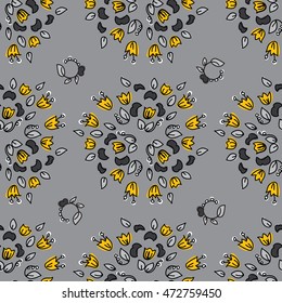 flowers, fabric, wallpaper, texture, textile, seamless, background