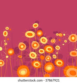 campo de flores