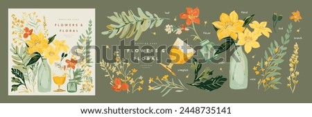 Similar – Image, Stock Photo Spring flower bouquet