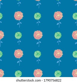 Flowers Floral seamless pattern vector illustration for fabric, textile, wallpaper, stationary etc.