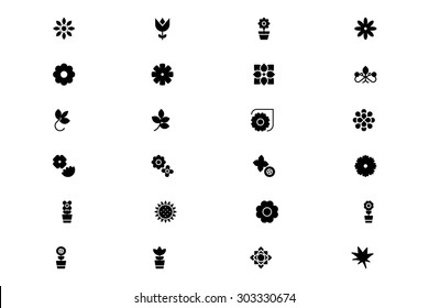 Flowers and Floral Vector Icons 3