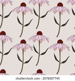 Flores vectorial floral fondo de patrón sin fisuras. De moda para tejidos, impresiones textiles, papel pintado, invitación o envasado, envoltura.


