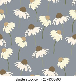 Flores vectorial floral fondo de patrón sin fisuras. De moda para tejidos, impresiones textiles, papel pintado, invitación o envasado, envoltura.


