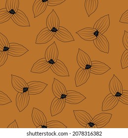 Flores vectorial floral fondo de patrón sin fisuras. Moda de moda para tejidos, impresión textil, textura, decoración interior, papel pintado, invitación o empaque, envoltura.


