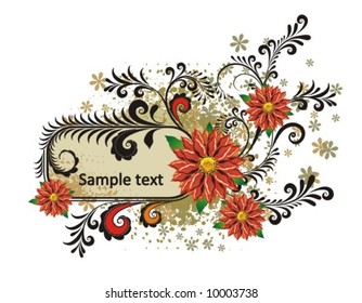 Flowers frame