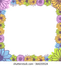 Flowers Frames Stock Vector (Royalty Free) 364233524 | Shutterstock