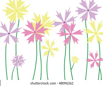 Flowers in a garden