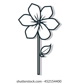 Flowers and gardening theme design, vector illustration icon graphic.