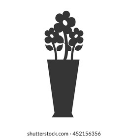Flowers and gardening theme design, vector illustration icon graphic.