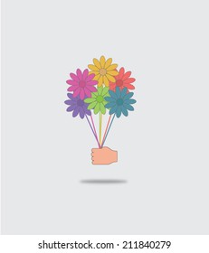 Flowers as a gift