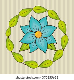 Flowers graphic design