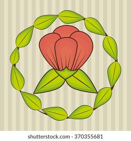 Flowers graphic design