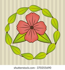 Flowers graphic design