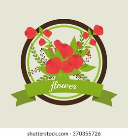 Flowers graphic design