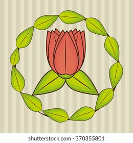 Flowers graphic design