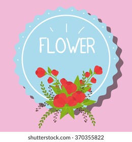 Flowers graphic design