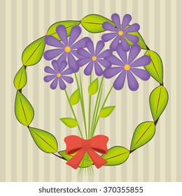 Flowers graphic design