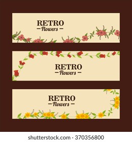 Flowers graphic design