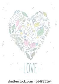 Flowers heart