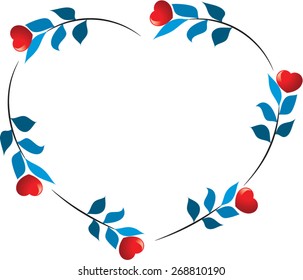 flowers with heart shape 