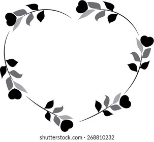 flowers with heart shape 
