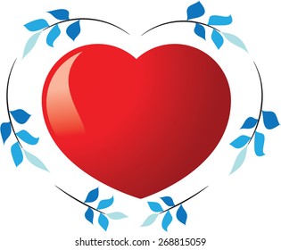 flowers with heart shape