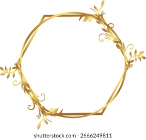 Ilustración vectorial hexagonal circular de flores. Bueno para el Anuncio, cartel, tarjeta de felicitación, tarjeta del partido, invitación, Plantilla, publicidad, campaña y redes sociales.