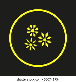 flowers, icon