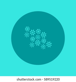 flowers, icon