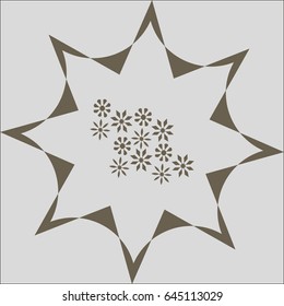 flowers, icon