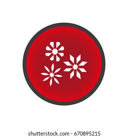 flowers, icon