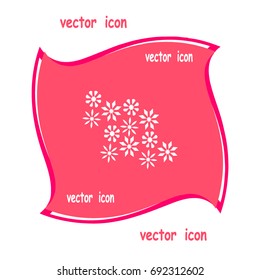 flowers, icon