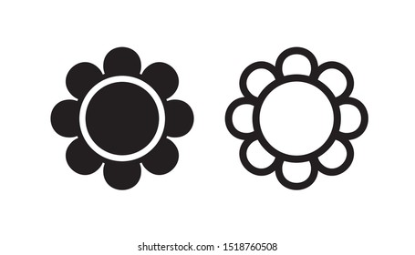 flowers icon design vector illustration
