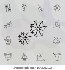 Flowers icon. Dia de muertos icons universal set for web and mobile