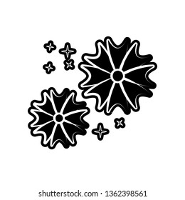 Flowers icon. Element of dia de muertos for mobile concept and web apps icon. Glyph, flat icon for website design and development, app development