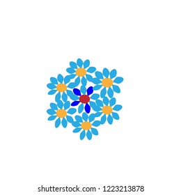 Flowers icon logo
