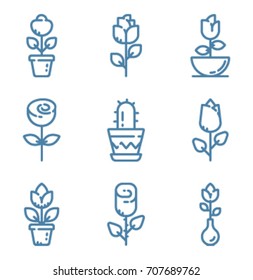 Flowers Icon Set